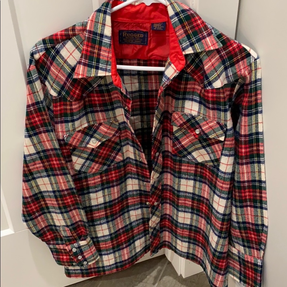 Flannel button up